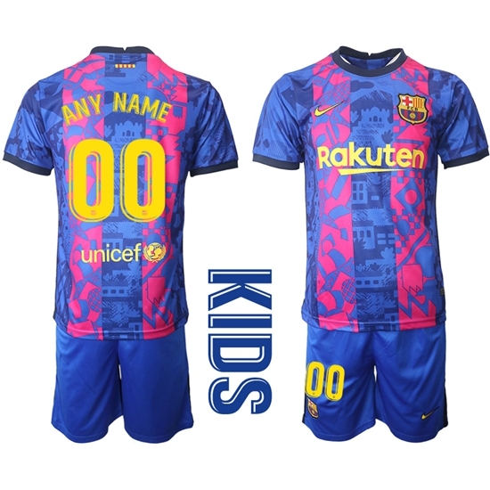 Kids Barcelona Soccer Jerseys 001 Customized Kids Barcelona Soccer Jerseys 001 Customized