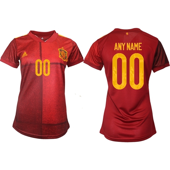 Women Spain Soccer Jerseys 001 Customized Women Spain Soccer Jerseys 001 Customized