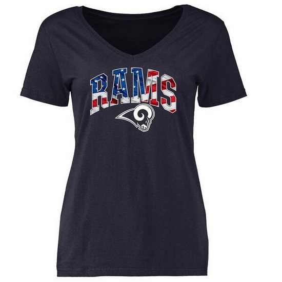 Los Angeles Rams Women T Shirt 004 Los Angeles Rams Women T Shirt 004