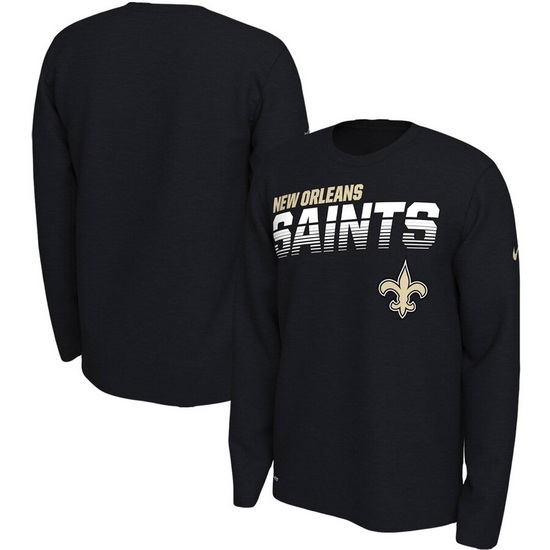 New Orleans Saints Men Long T Shirt 003 New Orleans Saints Men Long T Shirt 003