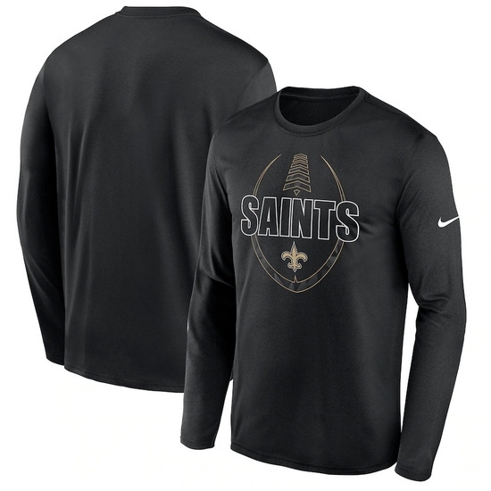 New Orleans Saints Men Long T Shirt 008 New Orleans Saints Men Long T Shirt 008