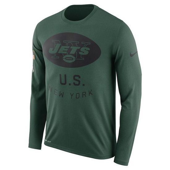 New York Jets Men Long T Shirt 003 New York Jets Men Long T Shirt 003