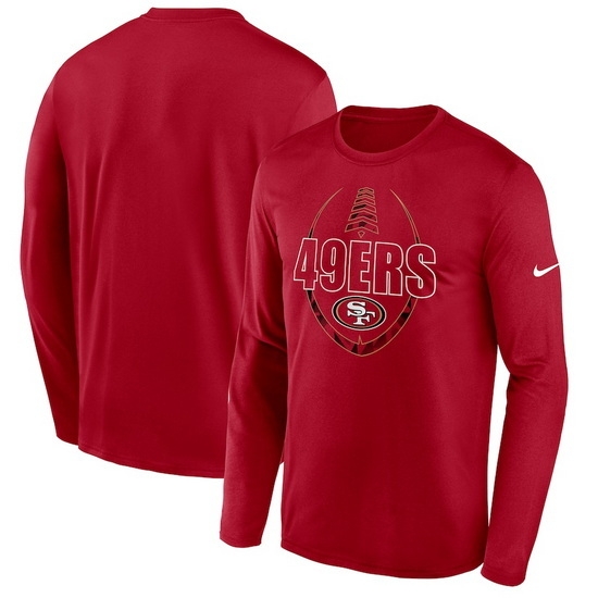 San Francisco 49ers Men Long T Shirt 004 San Francisco 49ers Men Long T Shirt 004