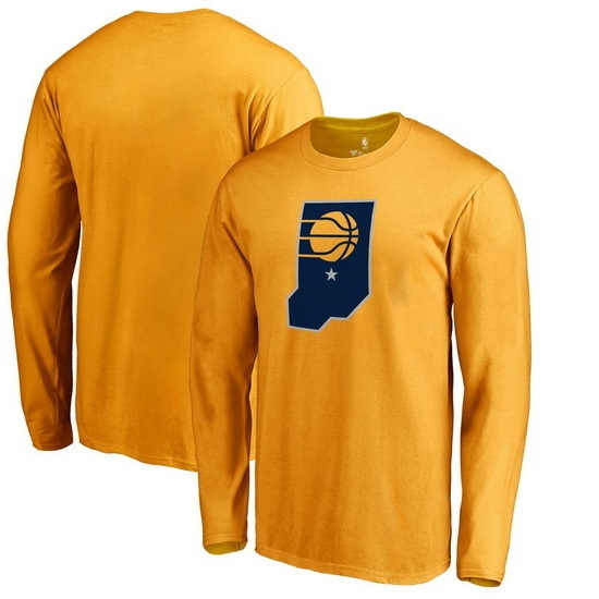 Indiana Pacers Men Long T Shirt 005 Indiana Pacers Men Long T Shirt 005