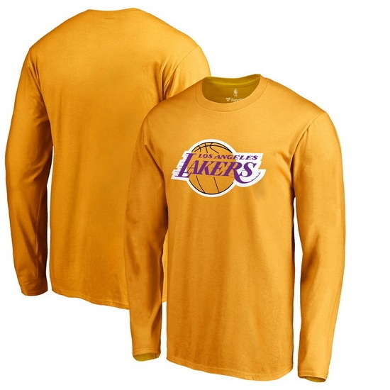 Los Angeles Lakers Men Long T Shirt 011 Los Angeles Lakers Men Long T Shirt 011