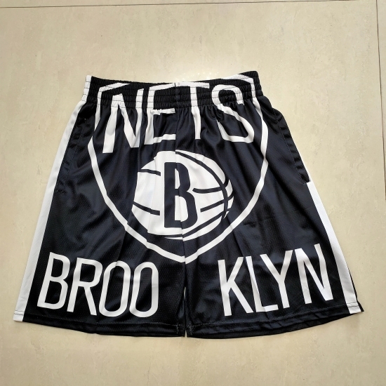 Brooklyn Nets Basketball Shorts 020 Brooklyn Nets Basketball Shorts 020