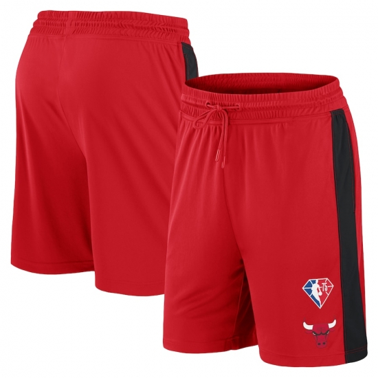 Men Chicago Bulls Red Shorts Men Chicago Bulls Red Shorts