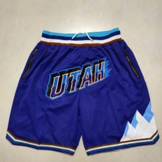 Utah Jazz Jerseys Basketball Shorts 004 Utah Jazz Jerseys Basketball Shorts 004