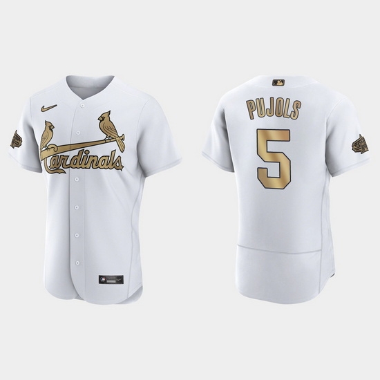Men Albert Pujols St.Louis Cardinals 2022 Mlb All Star Game Authentic White Jersey Men Albert Pujols St.Louis Cardinals 2022 Mlb All Star Game Authentic White Jersey