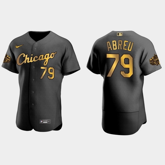 Men Chicago White Sox Jose Abreu 2022 Mlb All Star Game Authentic Black Men Jersey Men Chicago White Sox Jose Abreu 2022 Mlb All Star Game Authentic Black Men Jersey