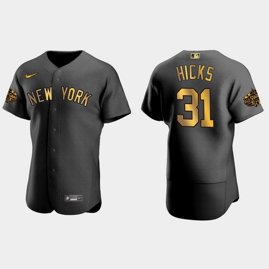 Men New York Yankees Aaron Hicks 2022 Mlb All Star Game Black Men Jersey Men New York Yankees Aaron Hicks 2022 Mlb All Star Game Black Men Jersey