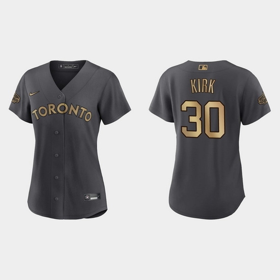 Women Alejandro Kirk Toronto Blue Jays 2022 Mlb All Star Game Replica Charcoal Jersey Women Alejandro Kirk Toronto Blue Jays 2022 Mlb All Star Game Replica Charcoal Jersey