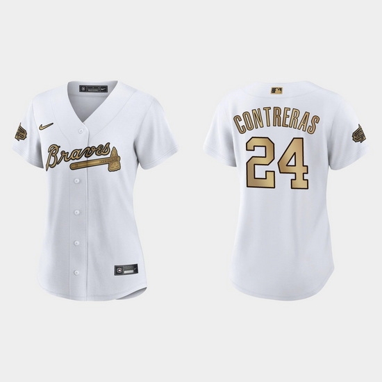 Women Atlanta Braves William Contreras 2022 Mlb All Star Game Replica White Jersey Women Atlanta Braves William Contreras 2022 Mlb All Star Game Replica White Jersey