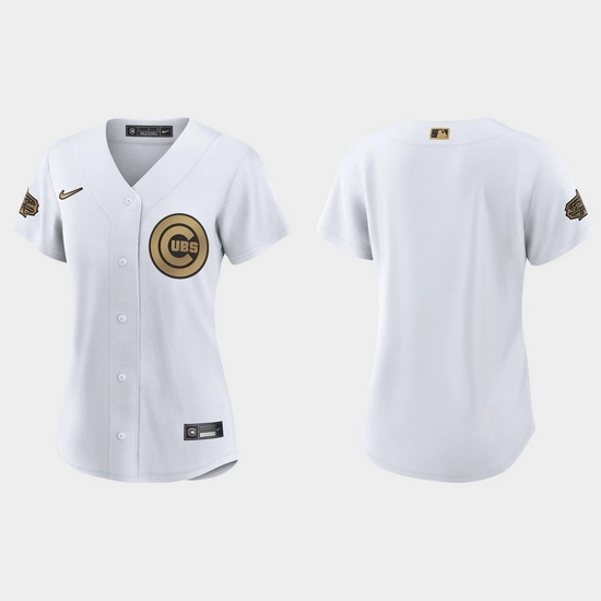 Women Chicago Cubs 2022 Mlb All Star Game Replica White Jersey Women Chicago Cubs 2022 Mlb All Star Game Replica White Jersey