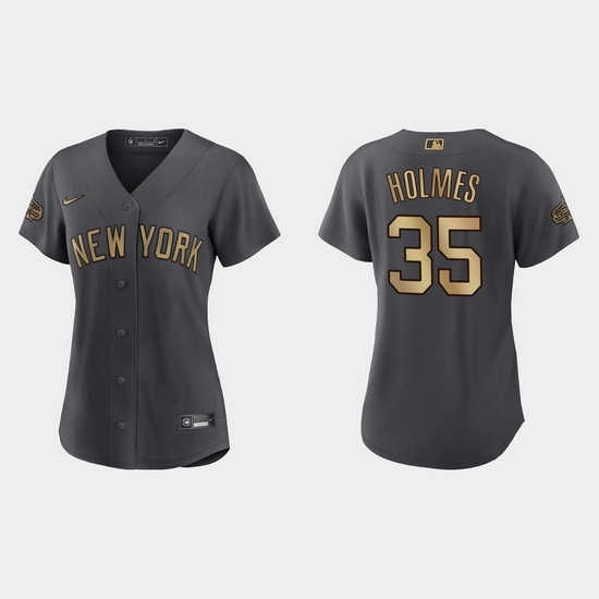 Women Clay Holmes New York Yankees 2022 Mlb All Star Game Replica Charcoal Jersey Women Clay Holmes New York Yankees 2022 Mlb All Star Game Replica Charcoal Jersey