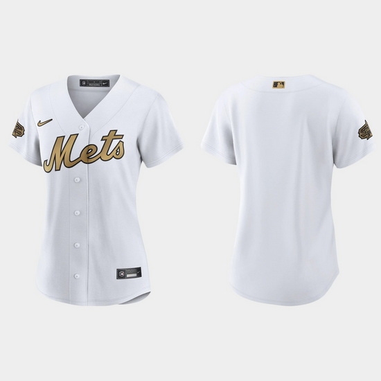 Women New York Mets 2022 Mlb All Star Game Replica White Jersey Women New York Mets 2022 Mlb All Star Game Replica White Jersey