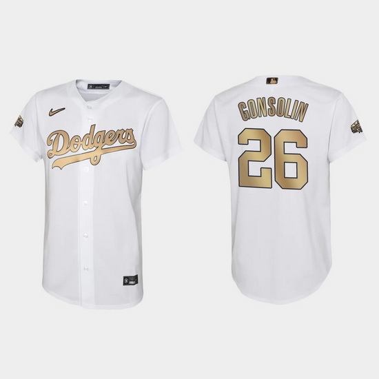 Youth Tony Gonsolin Los Angeles Dodgers 2022 Mlb All Star Game White Jersey Youth Tony Gonsolin Los Angeles Dodgers 2022 Mlb All Star Game White Jersey