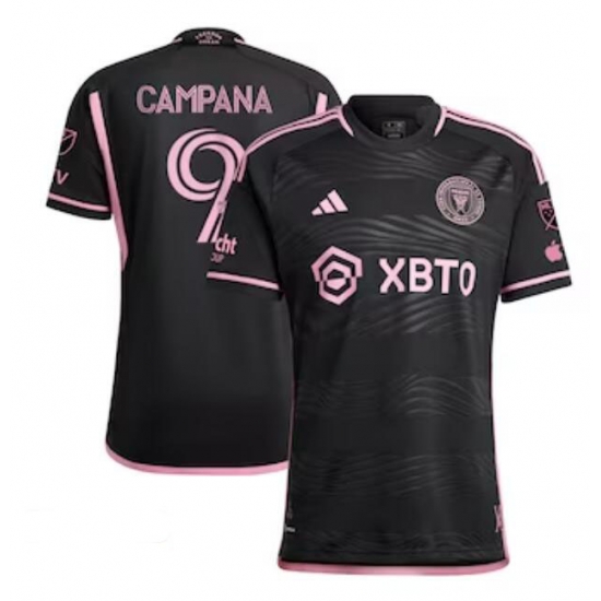 Men's Inter Miami CF Leonardo Campana adidas Black 2023 La Noche Authentic Player Jersey Men's Inter Miami CF Leonardo Campana adidas Black 2023 La Noche Authentic Player Jersey