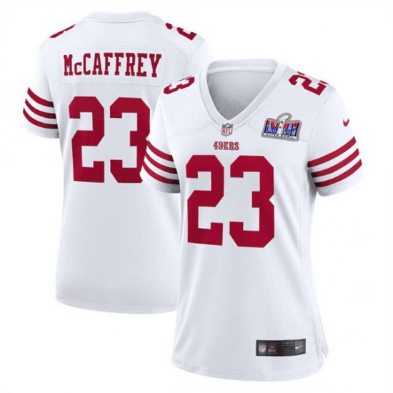 Women San Francisco 49ers 23 Christian McCaffrey White 2023 F U S E Vapor Untouchable Limited Stitched Football 2024 Super Bowl LVIII Jersey Women San Francisco 49ers 23 Christian McCaffrey White 2023 F U S E Vapor Untouchable Limited Stitched Football 2024 Super Bowl LVIII Jersey