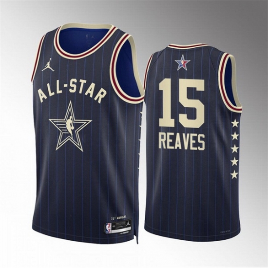 Men 2024 All Star 15 Austin Reaves Navy Stitched Basketball Jersey Men 2024 All Star 15 Austin Reaves Navy Stitched Basketball Jersey