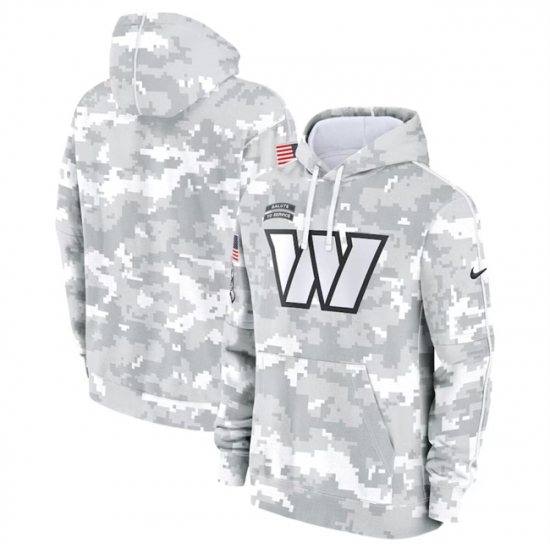 Youth Washington Commanders 2024 White Gray Salute To Service Pullover Hoodie Youth Washington Commanders 2024 White Gray Salute To Service Pullover Hoodie