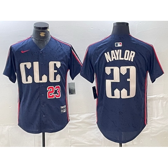 Men Cleveland Guardians 23 Bo Naylor Navy 2024 City Connect Limited Stitched jerseys Men Cleveland Guardians 23 Bo Naylor Navy 2024 City Connect Limited Stitched jerseys