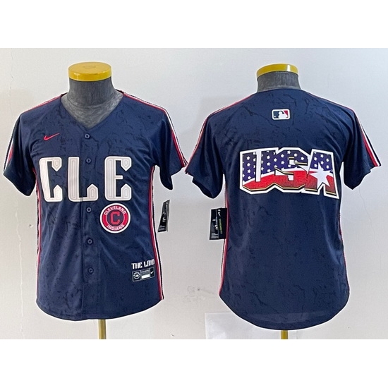 Youth Cleveland Guardians Team Big Logo Navy 2024 City Connect Stitched Baseball JerseyS 3 Youth Cleveland Guardians Team Big Logo Navy 2024 City Connect Stitched Baseball JerseyS 3