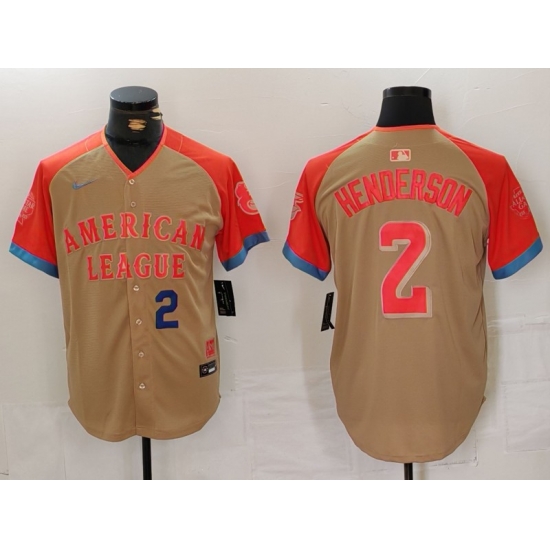 Men American League 2 Gunnar Henderson Cream 2024 All Star Elite Stitched Baseball Jersey 2 Men American League 2 Gunnar Henderson Cream 2024 All Star Elite Stitched Baseball Jersey 2