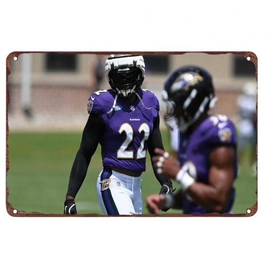 Baltimore Ravens Aluminum Sign 12x8 Inch Derrick Henry 002 Baltimore Ravens Aluminum Sign 12x8 Inch Derrick Henry 002