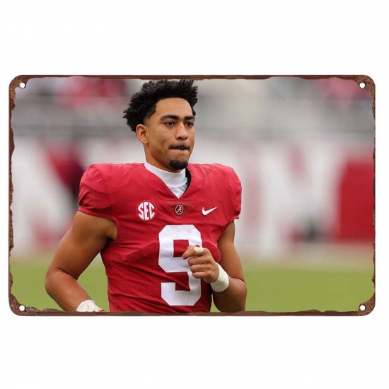 Carolina Panthers Aluminum Sign 12x8 Inch Bryce Young 001 Carolina Panthers Aluminum Sign 12x8 Inch Bryce Young 001