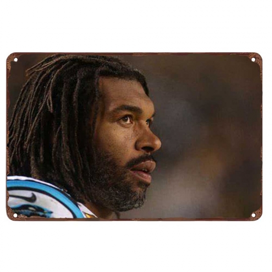 Carolina Panthers Aluminum Sign 12x8 Inch Julius Peppers 001 Carolina Panthers Aluminum Sign 12x8 Inch Julius Peppers 001