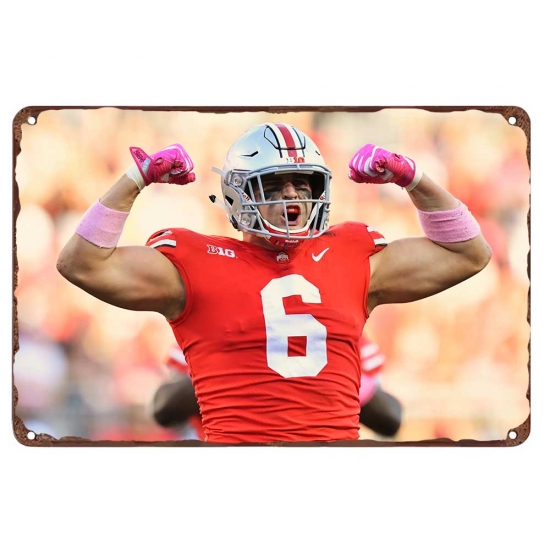 Cincinnati Bengals Aluminum Sign 12x8 Inch Sam Hubbard 003 Cincinnati Bengals Aluminum Sign 12x8 Inch Sam Hubbard 003