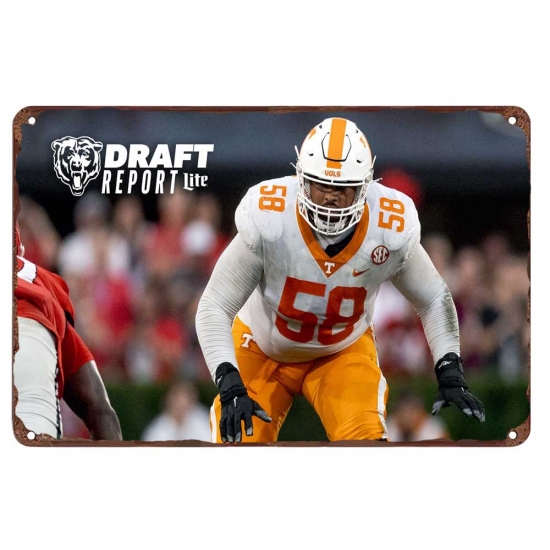 chicago bears Aluminum Sign 12x8 Inch Darnell Wright 004 chicago bears Aluminum Sign 12x8 Inch Darnell Wright 004