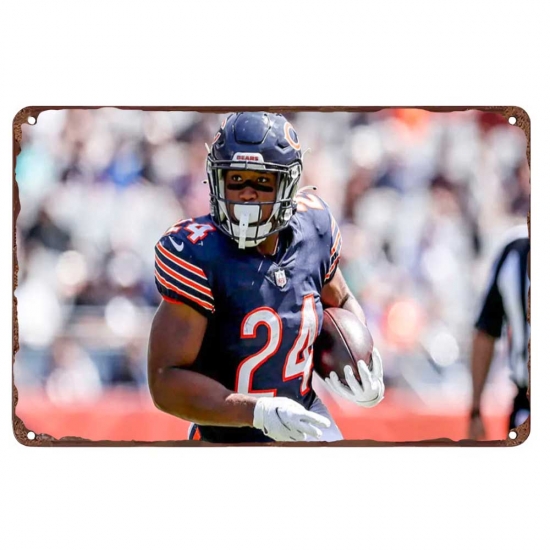 chicago bears Aluminum Sign 12x8 Inch Khalil Herbert 001 chicago bears Aluminum Sign 12x8 Inch Khalil Herbert 001