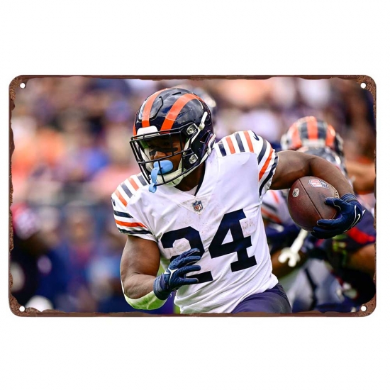 chicago bears Aluminum Sign 12x8 Inch Khalil Herbert 002 chicago bears Aluminum Sign 12x8 Inch Khalil Herbert 002