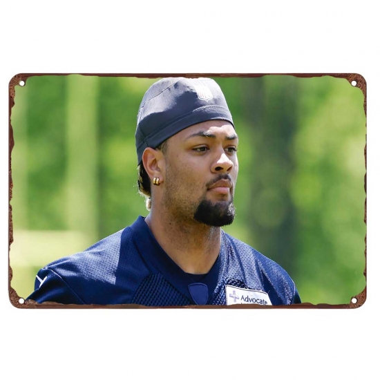 chicago bears Aluminum Sign 12x8 Inch Rome Odunze 002 chicago bears Aluminum Sign 12x8 Inch Rome Odunze 002