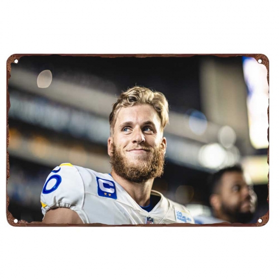 Los Angeles Rams Aluminum Sign 12x8 Inch Cooper Kupp 003 Los Angeles Rams Aluminum Sign 12x8 Inch Cooper Kupp 003