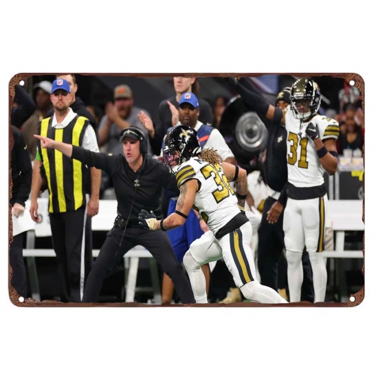 New Orleans Saints Aluminum Sign 12x8 Inch Tyrann Mathieu 004 New Orleans Saints Aluminum Sign 12x8 Inch Tyrann Mathieu 004