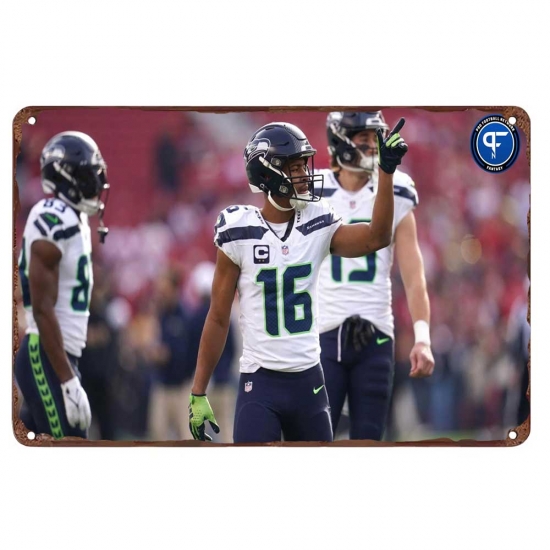 Seattle Seahawks Aluminum Sign 12x8 Inch Tyler Lockett 001 Seattle Seahawks Aluminum Sign 12x8 Inch Tyler Lockett 001