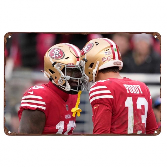 San Francisco 49ers Aluminum Sign Deebo Samuel 001 San Francisco 49ers Aluminum Sign Deebo Samuel 001