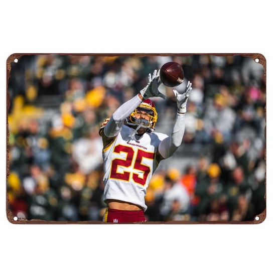 Washington Commanders Aluminum Sign 12x8 Inch Benjamin St Juste 001 Washington Commanders Aluminum Sign 12x8 Inch Benjamin St Juste 001