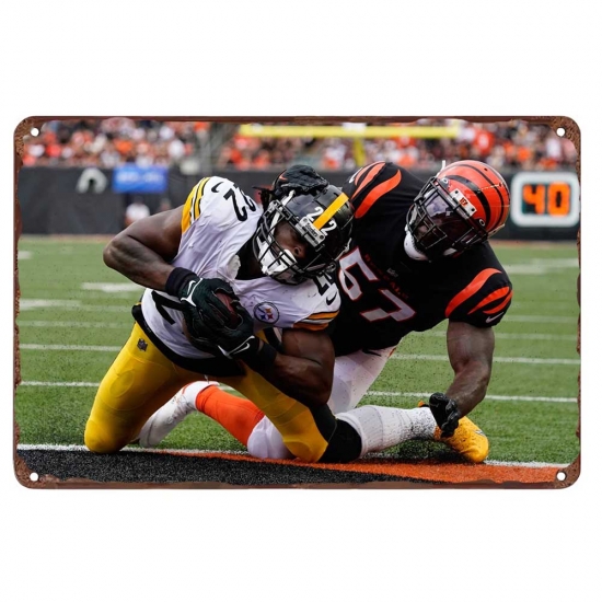 Pittsburgh Steelers Aluminum Sign 12x8 Inch Najee Harris 005 Pittsburgh Steelers Aluminum Sign 12x8 Inch Najee Harris 005