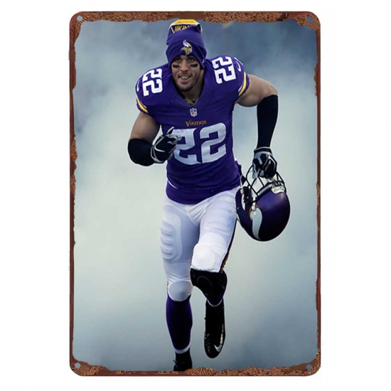 Minnesota Vikings Aluminum Sign 12x8 Inch Harrison Smith 004 Minnesota Vikings Aluminum Sign 12x8 Inch Harrison Smith 004