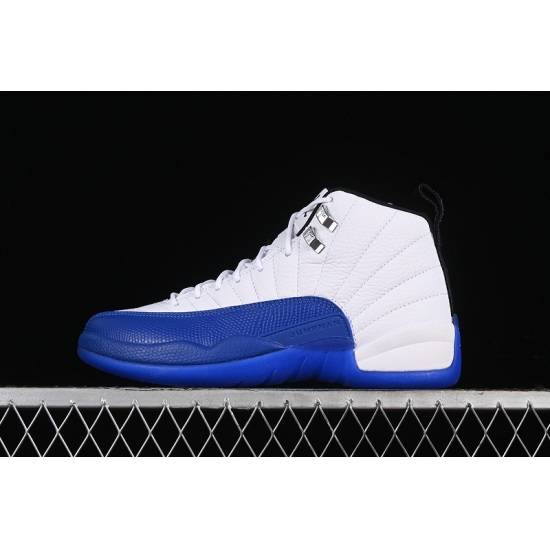 AIR JORDAN 12 RETRO WHITE BLACK GAME ROYAL AIR JORDAN 12 RETRO WHITE BLACK GAME ROYAL
