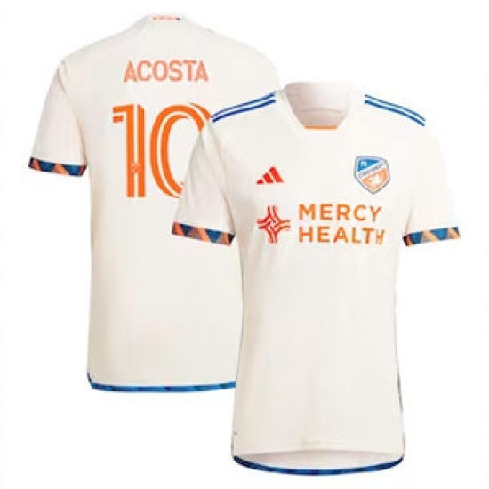 Men FC Cincinnati Luciano Acosta 2024 25 Away Replica White Men FC Cincinnati Luciano Acosta 2024 25 Away Replica White