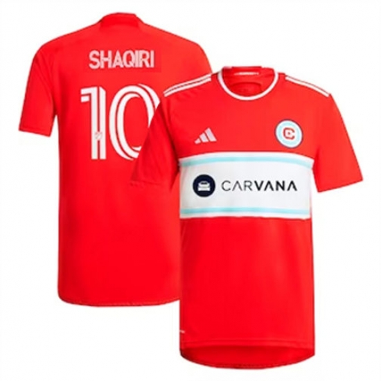 Men Chicago Fire Xherdan Shaqiri 2024 25 Home Replica Red Men Chicago Fire Xherdan Shaqiri 2024 25 Home Replica Red
