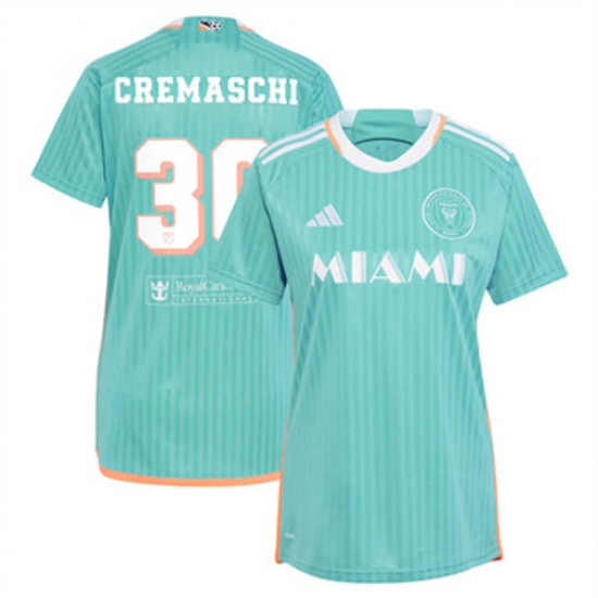 Women Inter Miami CF Benjamin Cremaschi 2024 25 Third Replica Aqua Women Inter Miami CF Benjamin Cremaschi 2024 25 Third Replica Aqua