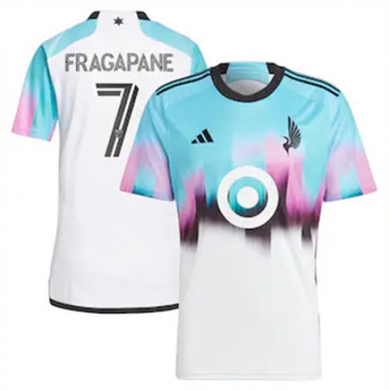 Men Minnesota United FC Franco Fragapane 2023 24 Away Replica White Men Minnesota United FC Franco Fragapane 2023 24 Away Replica White