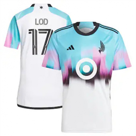 Men Minnesota United FC Robin Lod 2023 24 Away Replica White Men Minnesota United FC Robin Lod 2023 24 Away Replica White