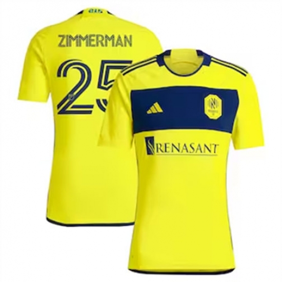 Men Nashville SC Walker Zimmerman 2024 25 Home Replica Yellow Men Nashville SC Walker Zimmerman 2024 25 Home Replica Yellow